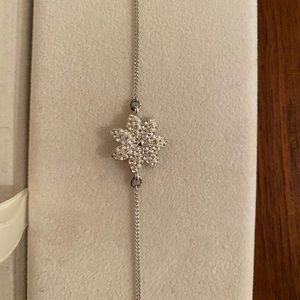 Swarovski Silver Flower Bracelet
